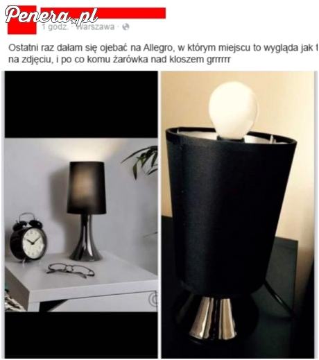 Złożenie lampki okazało się zbyt trudne