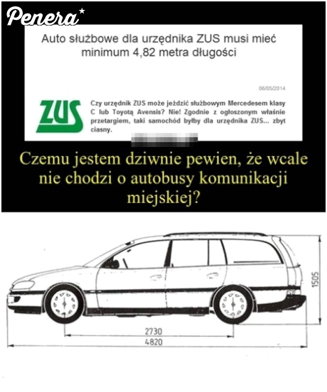 Znaleziono auto odpowiadające zamówieniu ZUS