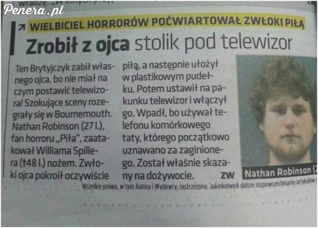 Zrobić z ojca stolik pod telewizor